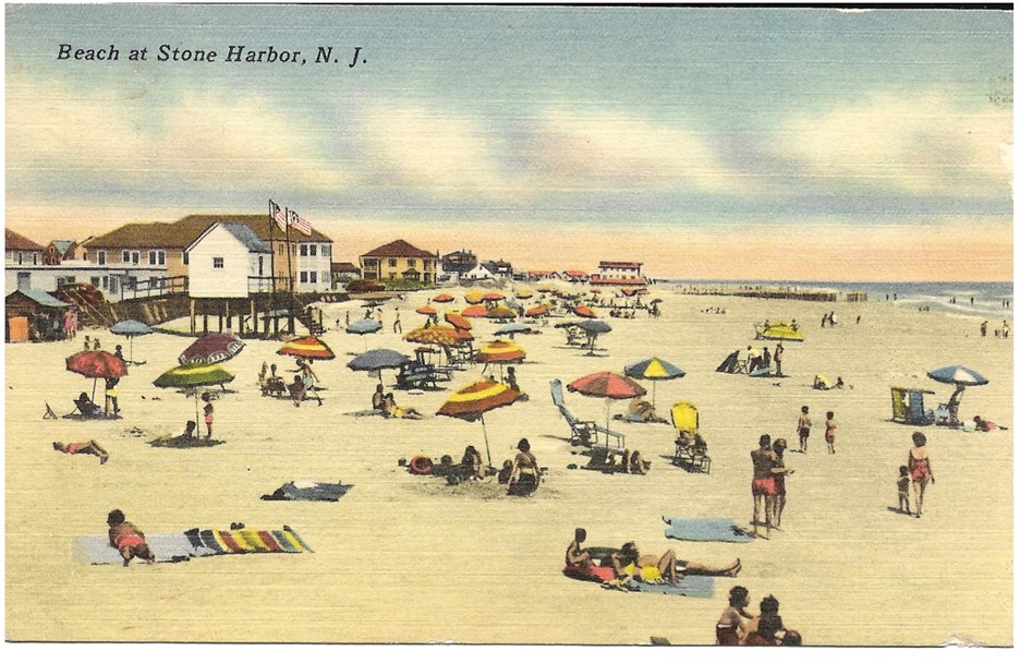#5 – The Beach at Stone Harbor : A Moment in Time