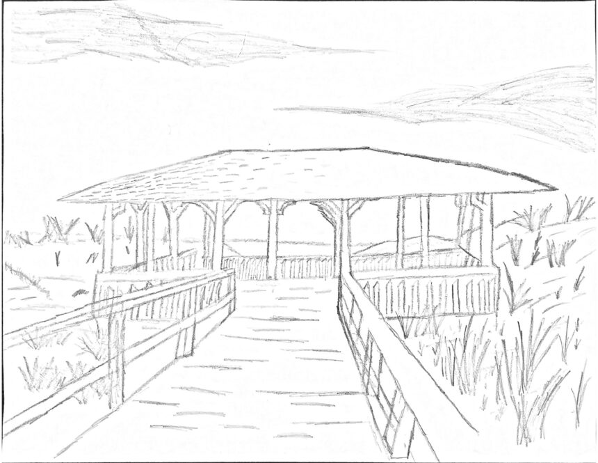 #6 – Asher Hague – Age 11 – Pop’s Pandemic Pavilion at 88th – Sketch