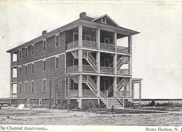 No. 47  The Channel Apartments  Overlooking the Great Channel at Stone Harbor, New Jersey