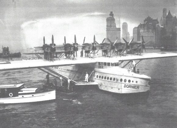 No. 61  THE DORNIER Do X AIRSHIP: ANOTHER STRANGE SIGHT  AT STONE HARBOR, N. J. AUGUST 27, 1931