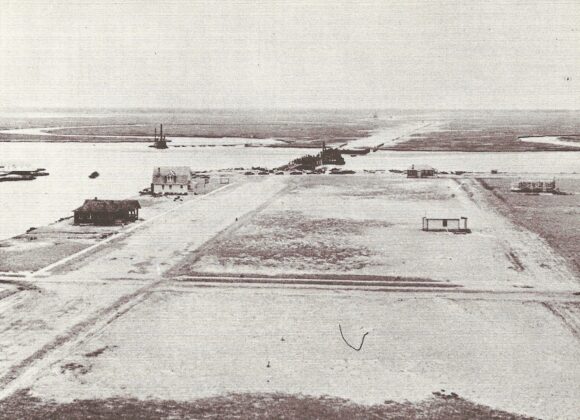 No. 64     HISTORY IN THE MAKING:  THE BUILDING OF THE OCEAN PARKWAY AND THE DRAWBRIDGE ACCESSING 96th STREET AT  STONE HARBOR, NEW JERSEY  CIRCA 1910