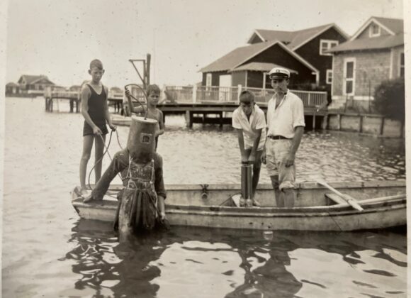 Harlan’s History No. 67 “News Reels Make Movies of Diving Apparatus Here: Getting  Publicity for Stone Harbor  Saturday, October 11, 1930”