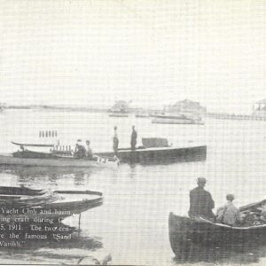 Picture of the Day No. 113 – “SPEEDBOATS PREPARING FOR THE POPULAR GALA WEEK FESTIVITIES IN 1911 AT STONE HARBOR, N. J.”