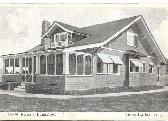 Picture of the Day No. 118 – “THE BEAUTIFUL AND SPACIOUS CHANNEL BUNGALOW OF MR. AND MRS. DAVID RISLEY, STONE HARBOR, N. J.”