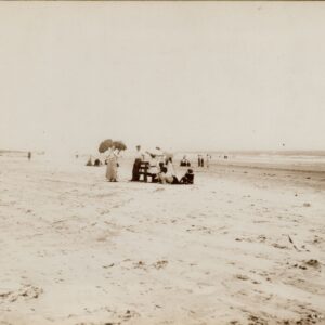 PICTURE OF THE DAY No. 124 – “STONE HARBOR’S MATCHLESS BATHING BEACH, IS ABSOLUTELY SAFE, LIFE LINES BEING UNNECESSARY