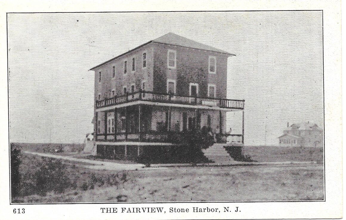 PICTURE OF THE DAY NO. 136 – “THE HINES BUILDING IN 1916 – STONE HARBOR, N. J.”