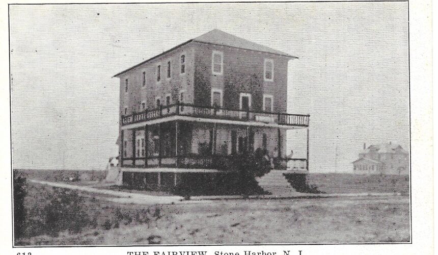 PICTURE OF THE DAY NO. 136 – “THE HINES BUILDING IN 1916 – STONE HARBOR, N. J.”