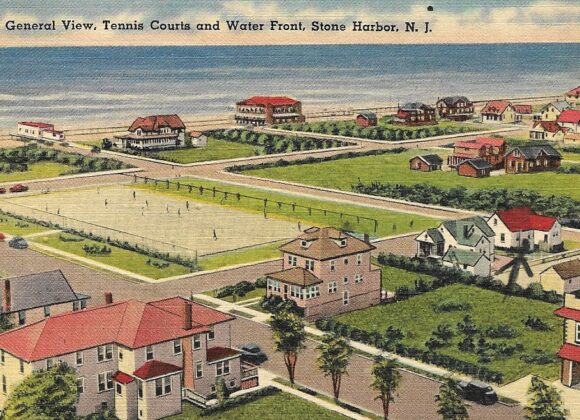Harlan’s History No. 75 – “GENERAL VIEW, TENNIS COURTS AND WATER FRONT, STONE HARBOR, N. J.” Harlan’s History No. 75 – “GENERAL VIEW, TENNIS COURTS AND WATER FRONT, STONE HARBOR, N. J.”