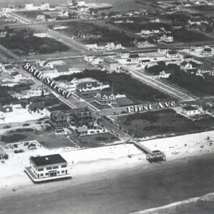 Picture of the Day No. 173 – “THE ICONIC ‘NAUTILUS APARTMENTS’ AND THE 88th STREET & FIRST AVENUE AREA OF STONE HARBOR IN THE LATE 1940s”