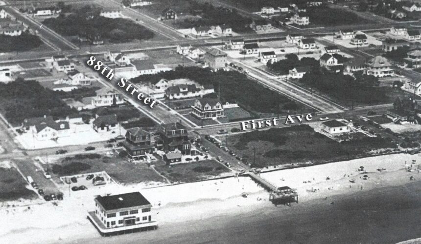 Picture of the Day No. 173 – “THE ICONIC ‘NAUTILUS APARTMENTS’ AND THE 88th STREET & FIRST AVENUE AREA OF STONE HARBOR IN THE LATE 1940s”