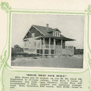 Harlan’s History of The Week: “House That Jack Built” and “The Comly Cottage” 1917